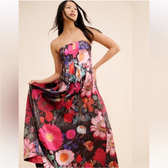maxi dresses fast shipping A-Line Floral Print Maxi Dress CDCD337C